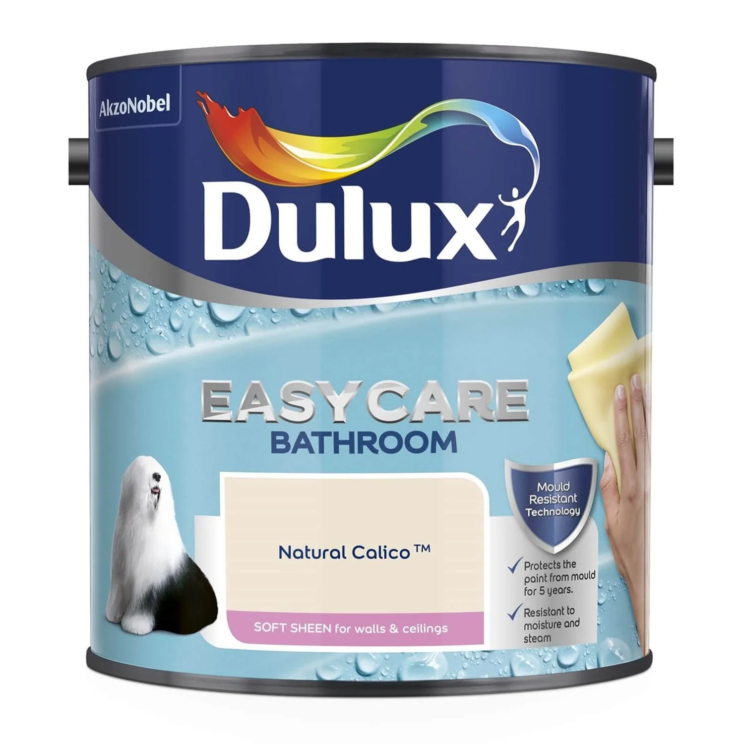 Dulux Easycare Bathroom Natural Calico - Soft Sheen Paint - 2.5L Dulux Easycare Bathroom Natural Calico - Soft Sheen Paint - 2.5L -Best Paint Store 12804228 9854833199913166