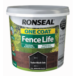 Ronseal One Coat Fence Life Paint Tudor Black Oak - 5L 5 Ronseal One Coat Fence Life Paint Tudor Black Oak - 5L -Best Paint Store 12804242 2274942087505862