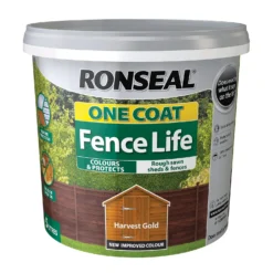 Ronseal One Coat Fence Life Paint Harvest Gold - 5L 7 Ronseal One Coat Fence Life Paint Harvest Gold - 5L -Best Paint Store 12804244 9214942087451370