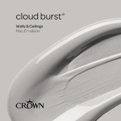 Crown Walls & Ceilings Matt Emulsion Cloud Burst - 2.5L 8 Crown Walls & Ceilings Matt Emulsion Cloud Burst - 2.5L -Best Paint Store 12804351 5954969531262892