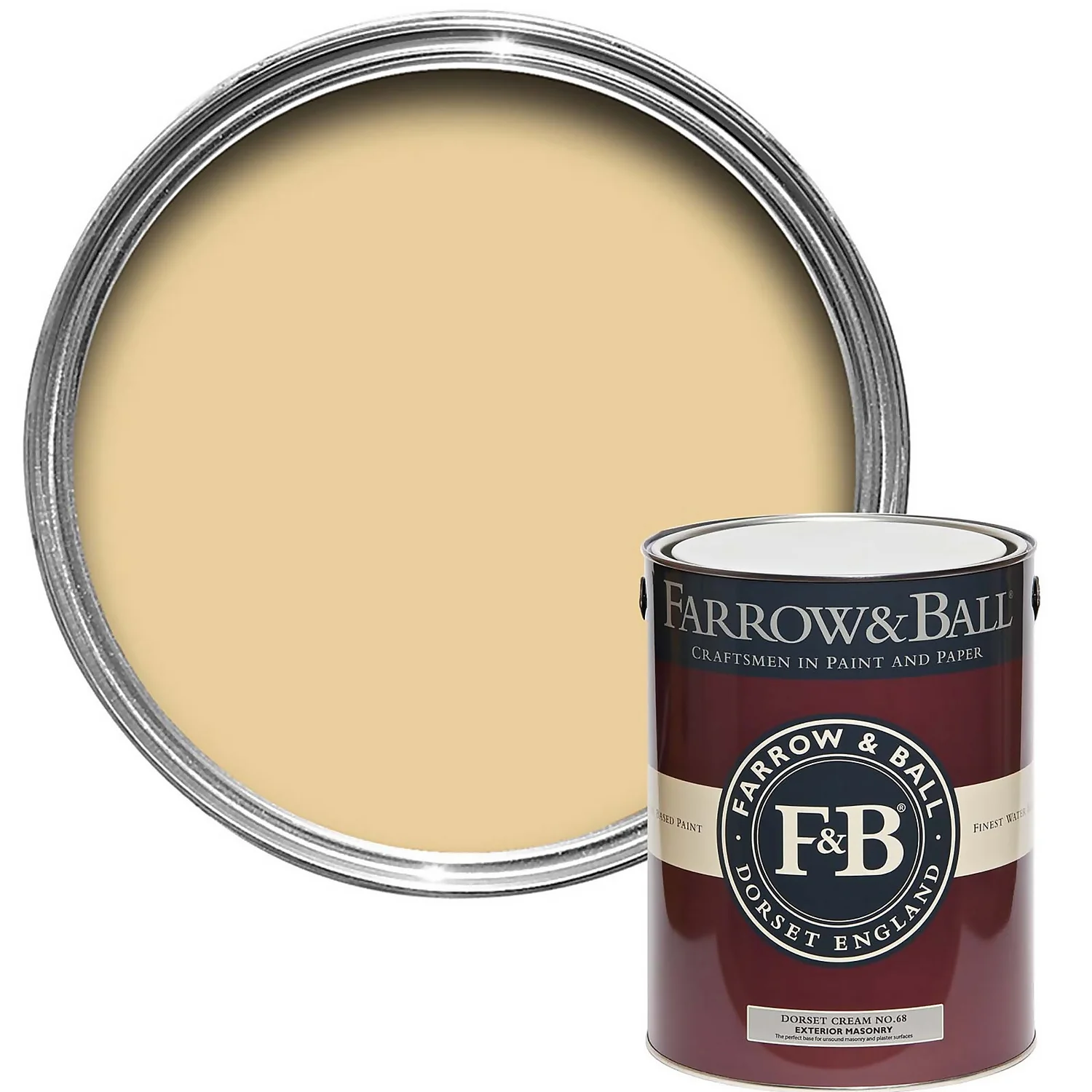 Farrow & Ball Exterior Masonry Paint Dorset Cream - 5L Farrow & Ball Exterior Masonry Paint Dorset Cream - 5L -Best Paint Store 12804462 1044951874105493