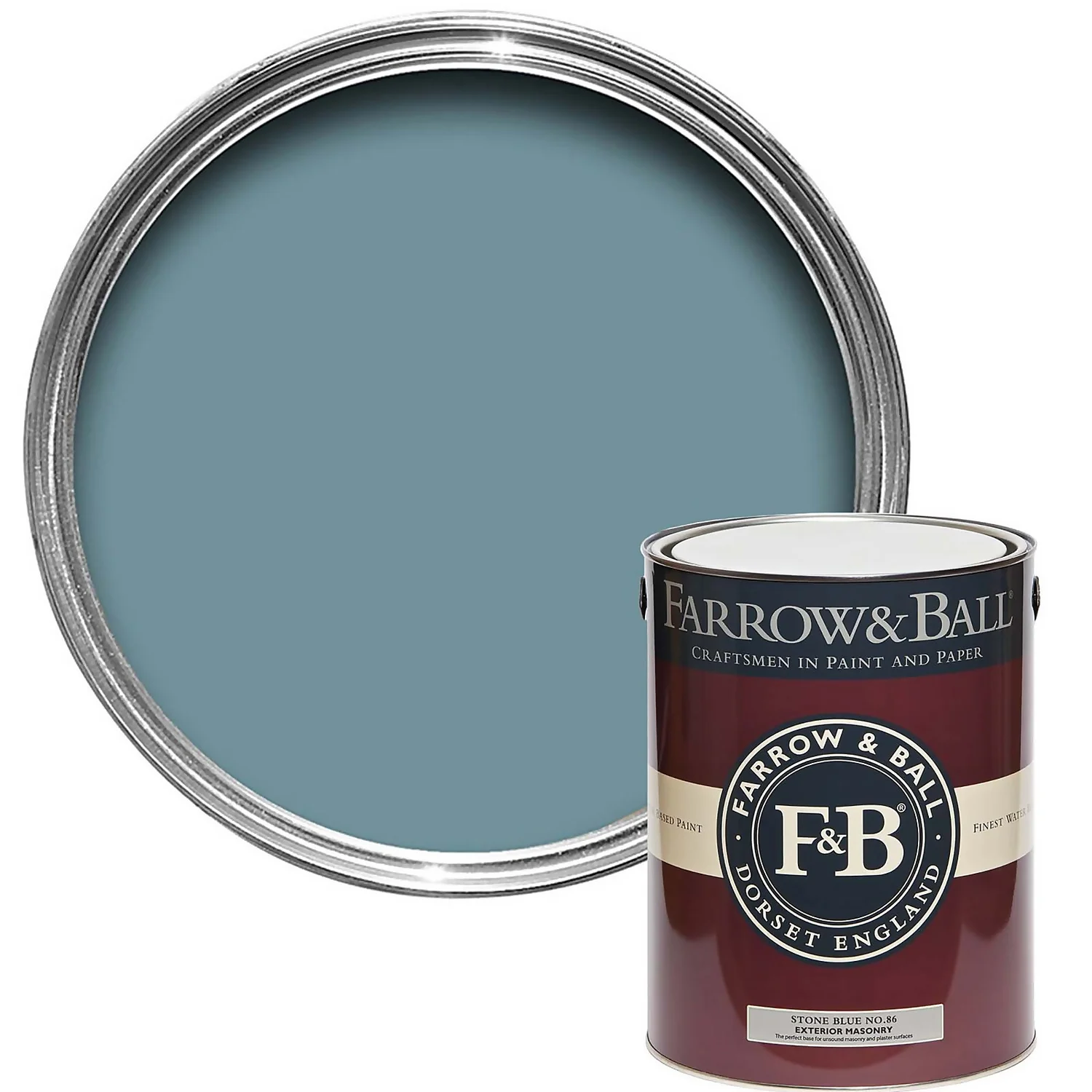 Farrow & Ball Exterior Masonry Stone Blue - 5L Farrow & Ball Exterior Masonry Stone Blue - 5L -Best Paint Store 12804530 3474951869319539
