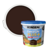Ronseal Fence Life Plus Paint Dark Oak - 5L -Best Paint Store 12804532 5264942086520605