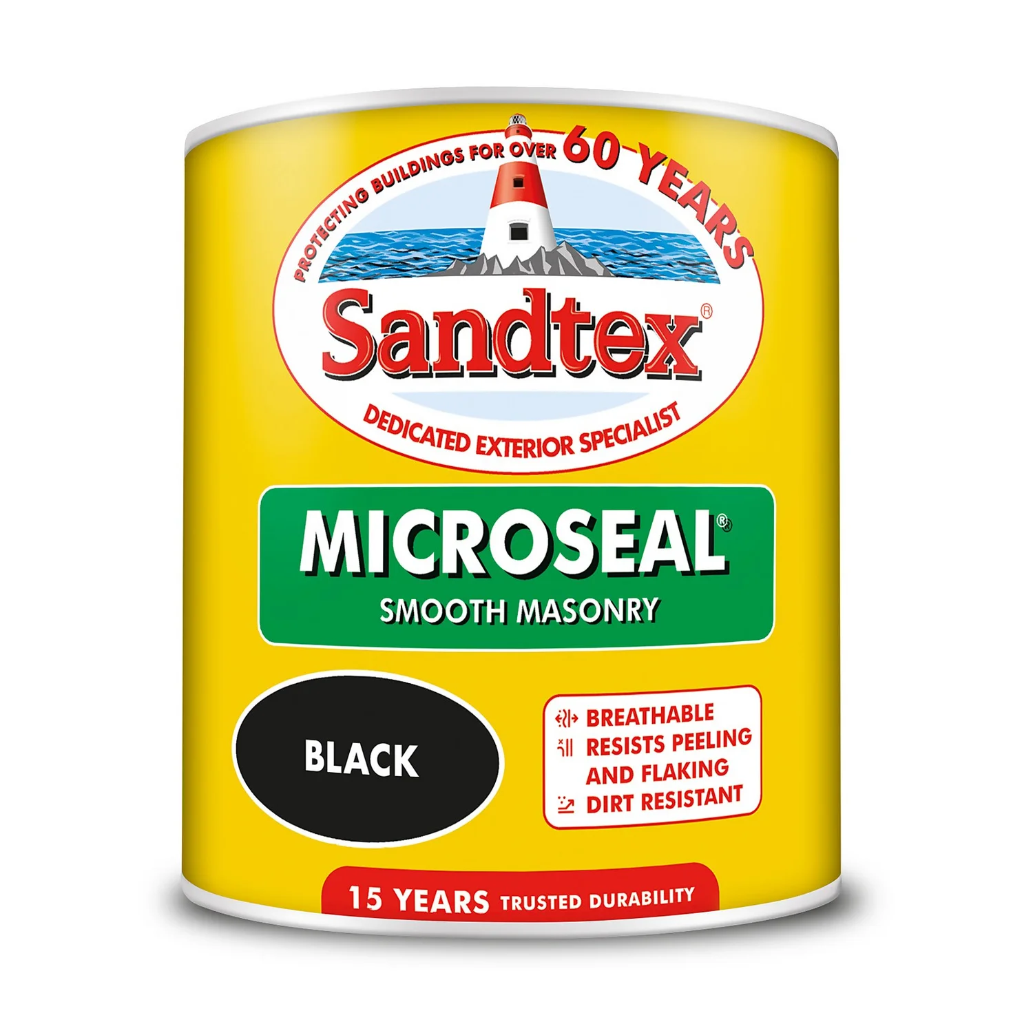 Sandtex® Ultra Smooth Masonry Paint Black - 1L Sandtex® Ultra Smooth Masonry Paint Black - 1L -Best Paint Store 12804807 8784870256229669