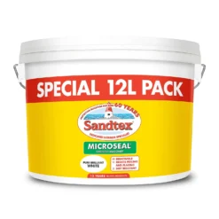 Sandtex® Ultra Smooth Masonry Paint Pure Brilliant White - 12L -Best Paint Store 12804843 1134870267897089