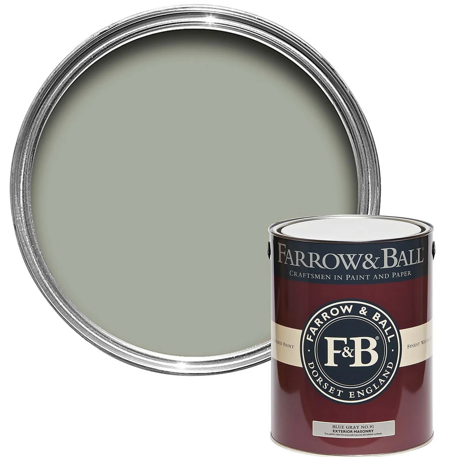 Farrow & Ball Exterior Masonry Paint Blue Gray - 5L Farrow & Ball Exterior Masonry Paint Blue Gray - 5L -Best Paint Store 12805894 1204951869699459
