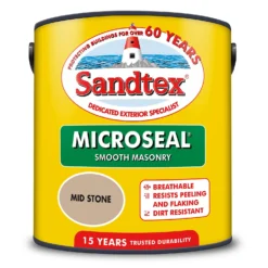Sandtex® Ultra Smooth Masonry Paint Mid Stone - 2.5L 9 Sandtex® Ultra Smooth Masonry Paint Mid Stone - 2.5L -Best Paint Store 12806232 1784870278619308