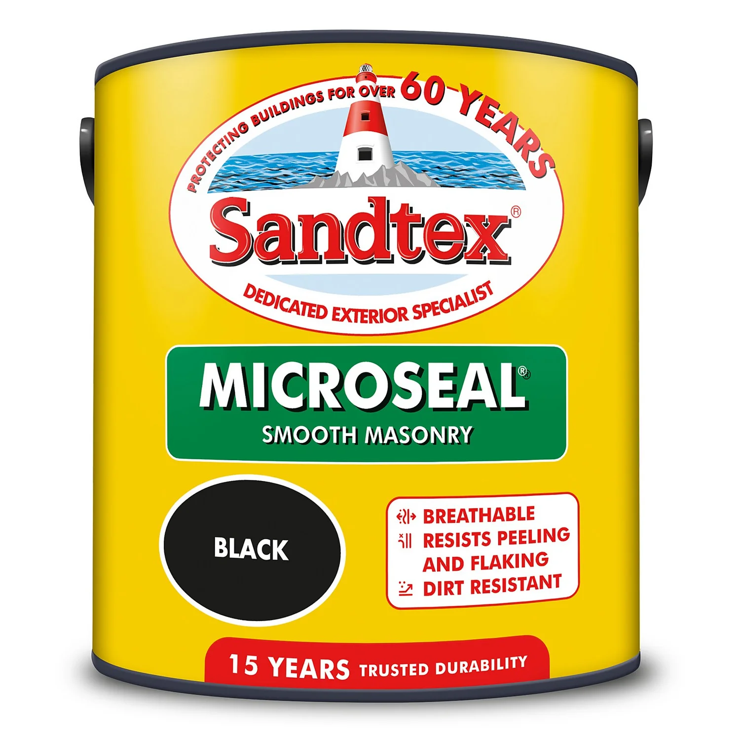 Sandtex® Ultra Smooth Masonry Paint Black - 2.5L Sandtex® Ultra Smooth Masonry Paint Black - 2.5L -Best Paint Store 12806289 1804871255885295