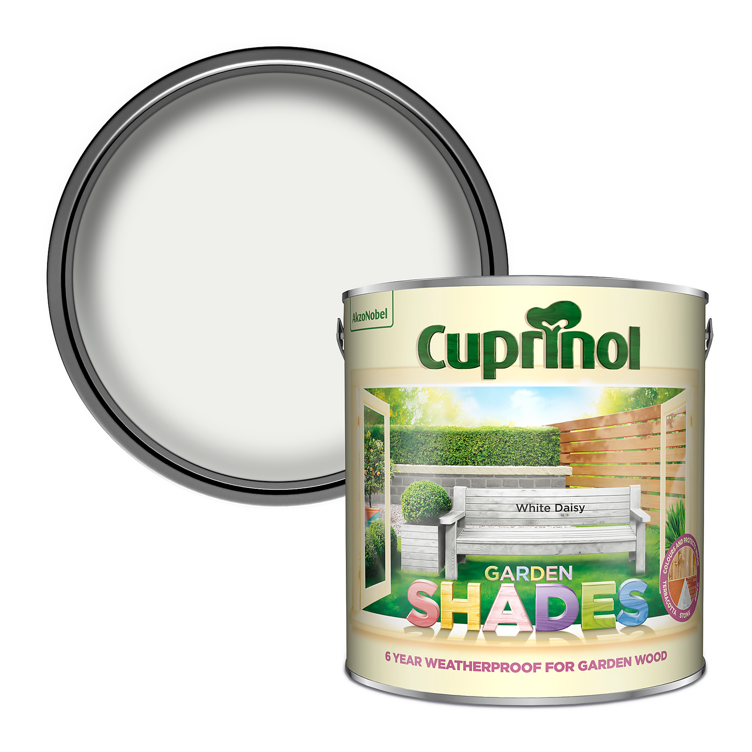 Cuprinol Garden Shades White Daisy - 2.5L Cuprinol Garden Shades White Daisy - 2.5L -Best Paint Store 12807076 1964949847681213