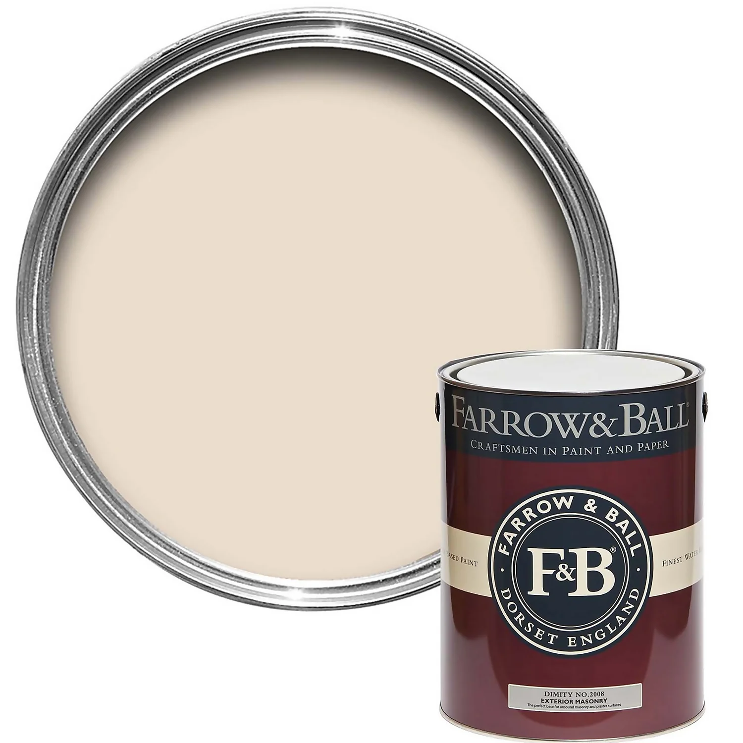 Farrow & Ball Exterior Masonry Paint Dimity - 5L Farrow & Ball Exterior Masonry Paint Dimity - 5L -Best Paint Store 12807136 2014951872948285