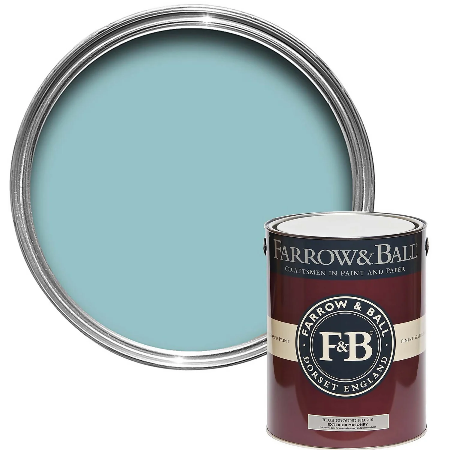 Farrow & Ball Exterior Masonry Blue Ground - 5L Farrow & Ball Exterior Masonry Blue Ground - 5L -Best Paint Store 12807893 1784951870447923