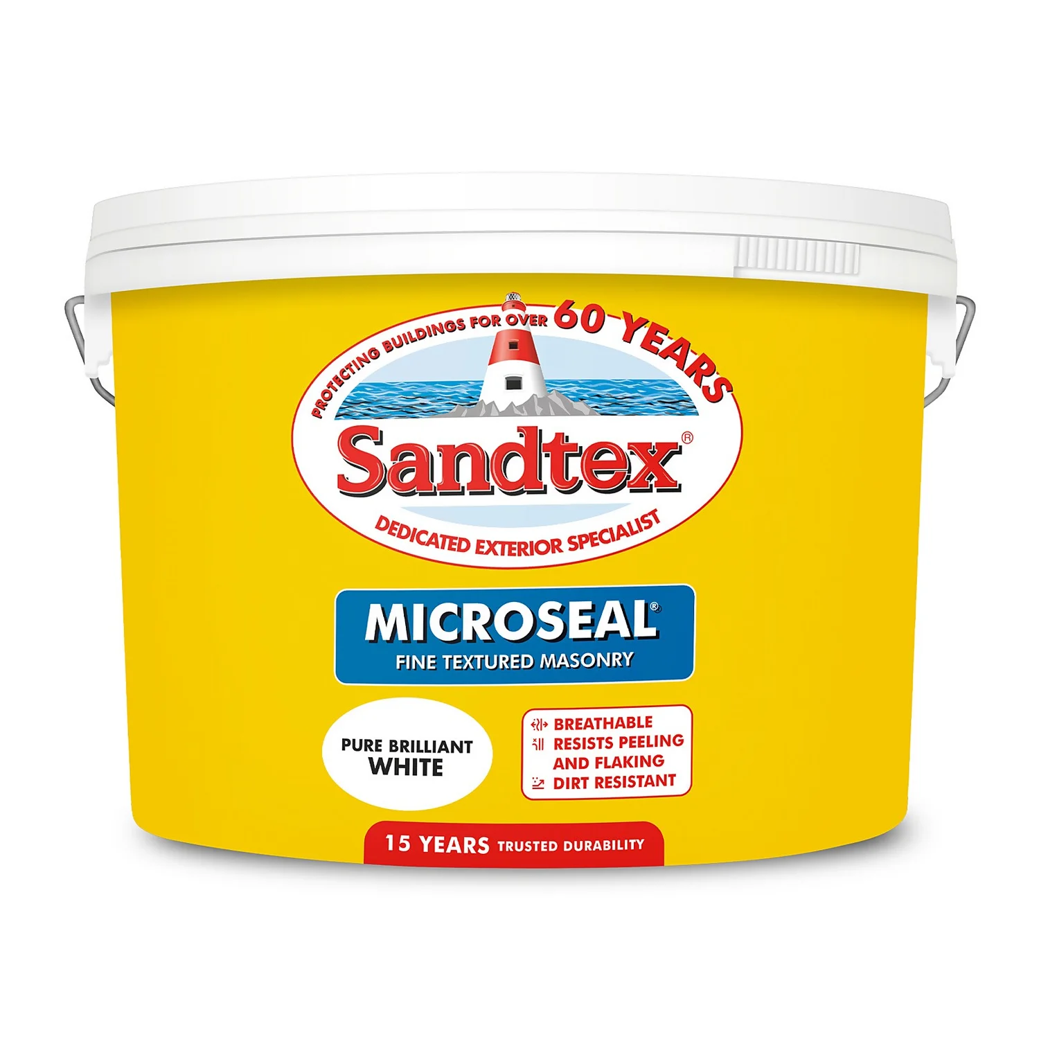 Sandtex® Textured Masonry Paint Pure Brilliant White - 10L Sandtex® Textured Masonry Paint Pure Brilliant White - 10L -Best Paint Store 12807988 1304871506135167