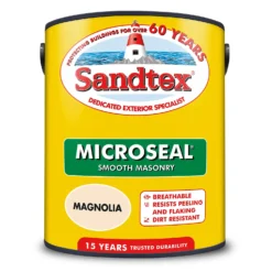 Sandtex® Ultra Smooth Masonry Paint Magnolia - 5L -Best Paint Store 12808183 6174871496256956
