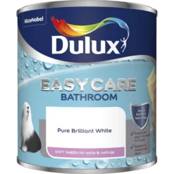 Dulux Easycare Bathroom Pure Brilliant White - Soft Sheen Paint - 1L 5 Dulux Easycare Bathroom Pure Brilliant White - Soft Sheen Paint - 1L -Best Paint Store 12808305 1984832978053896
