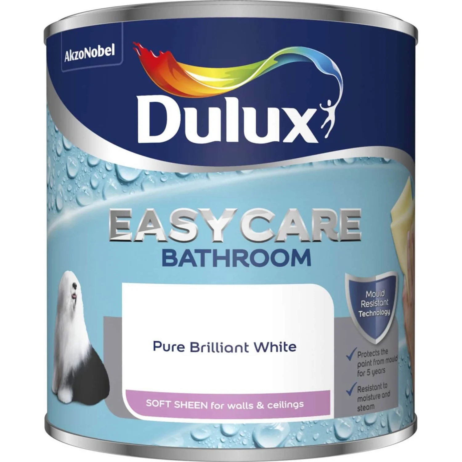 Dulux Easycare Bathroom Pure Brilliant White - Soft Sheen Paint - 1L Dulux Easycare Bathroom Pure Brilliant White - Soft Sheen Paint - 1L -Best Paint Store 12808305 1984832978053896