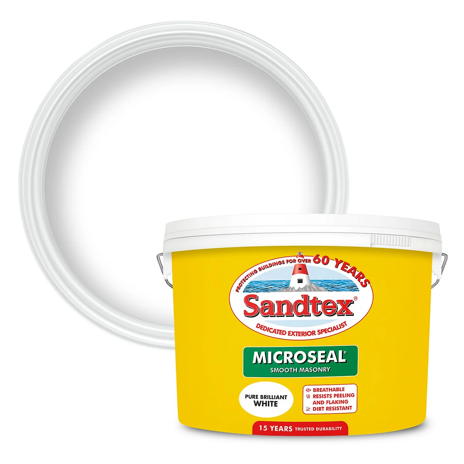 Sandtex® Ultra Smooth Masonry Paint Pure Brilliant White - 10L Sandtex® Ultra Smooth Masonry Paint Pure Brilliant White - 10L -Best Paint Store 12808642 4394871503474818