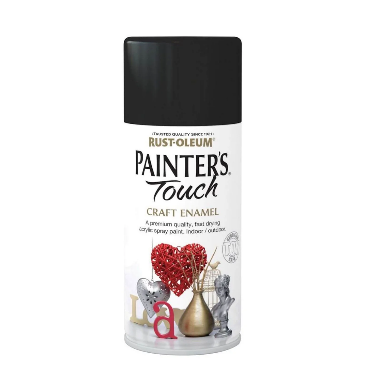 Rust-Oleum Painters Touch - Craft Enamel Spray Paint Black Matt - 150ml Rust-Oleum Painters Touch - Craft Enamel Spray Paint Black Matt - 150ml -Best Paint Store 12808652 1804831965507648