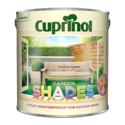 Cuprinol Garden Shades Country Cream - 2.5L -Best Paint Store 12808695 1224949849694924