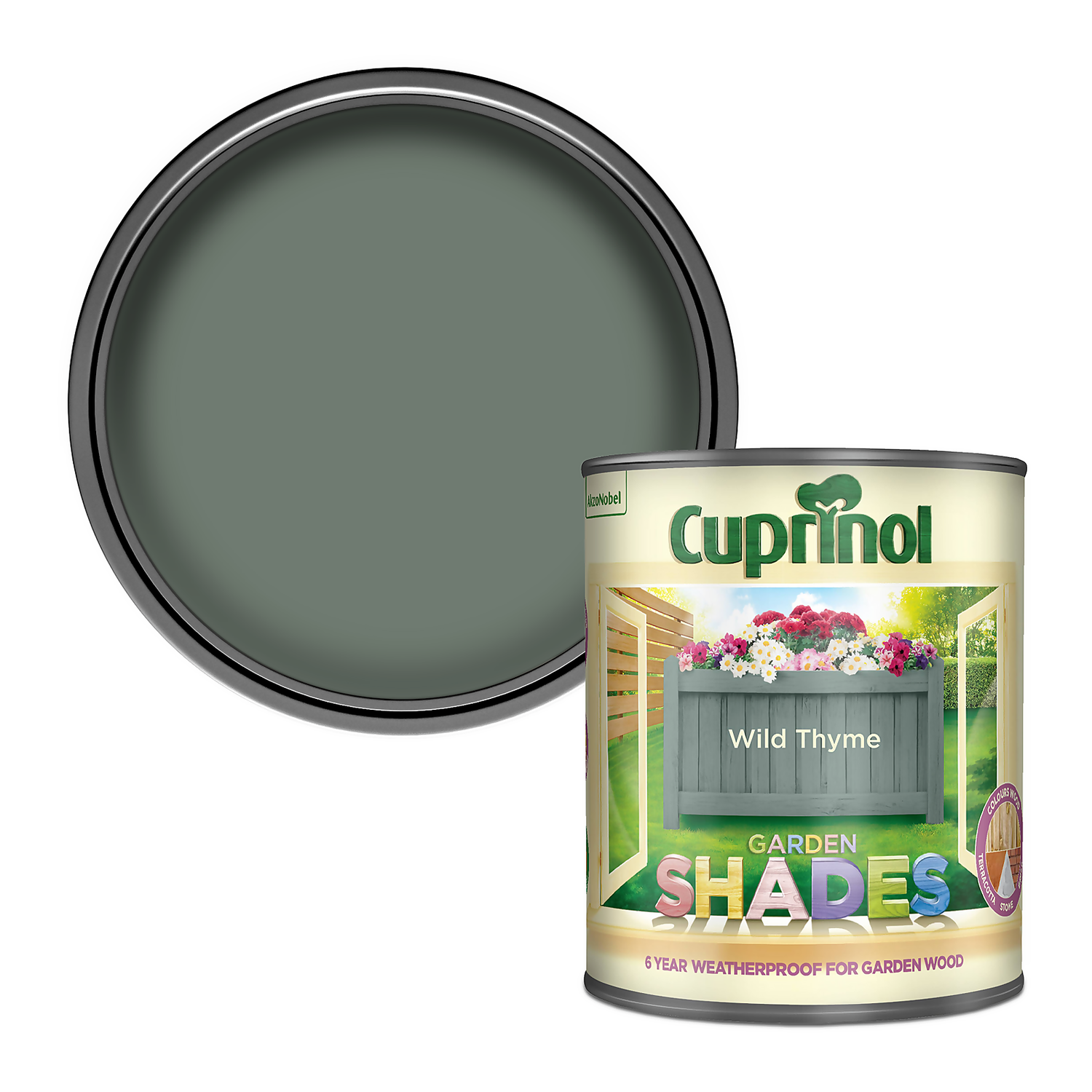 Cuprinol Garden Shades Paint Wild Thyme - 1L Cuprinol Garden Shades Paint Wild Thyme - 1L -Best Paint Store 12809207 4224949841109503