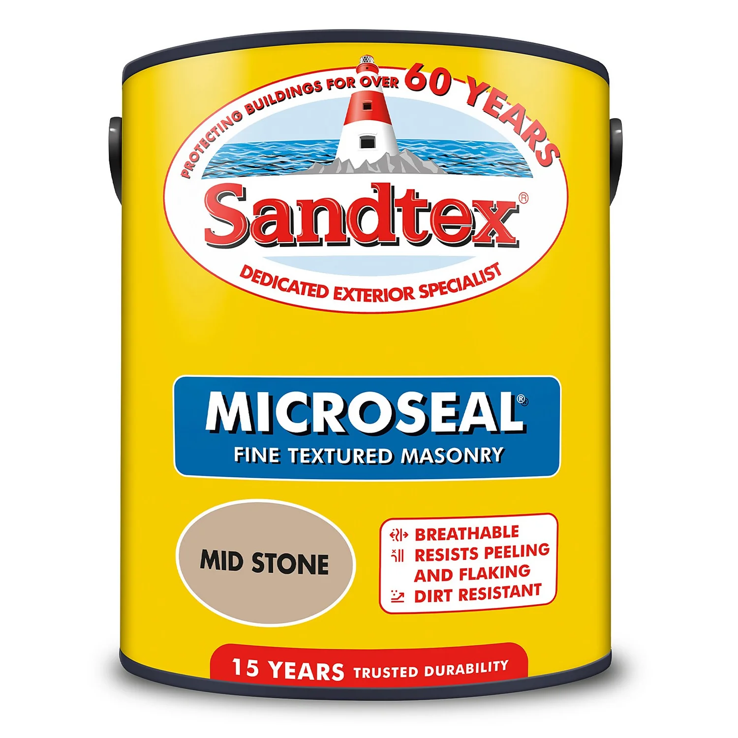 Sandtex® Textured Masonry Paint Mid Stone - 5L Sandtex® Textured Masonry Paint Mid Stone - 5L -Best Paint Store 12809310 4794871505543900