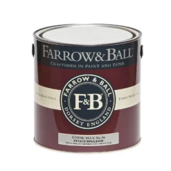 Farrow & Ball Estate Matt Emulsion Paint Stone Blue - 2.5L 5 Farrow & Ball Estate Matt Emulsion Paint Stone Blue - 2.5L -Best Paint Store 12810013 1744951338042354