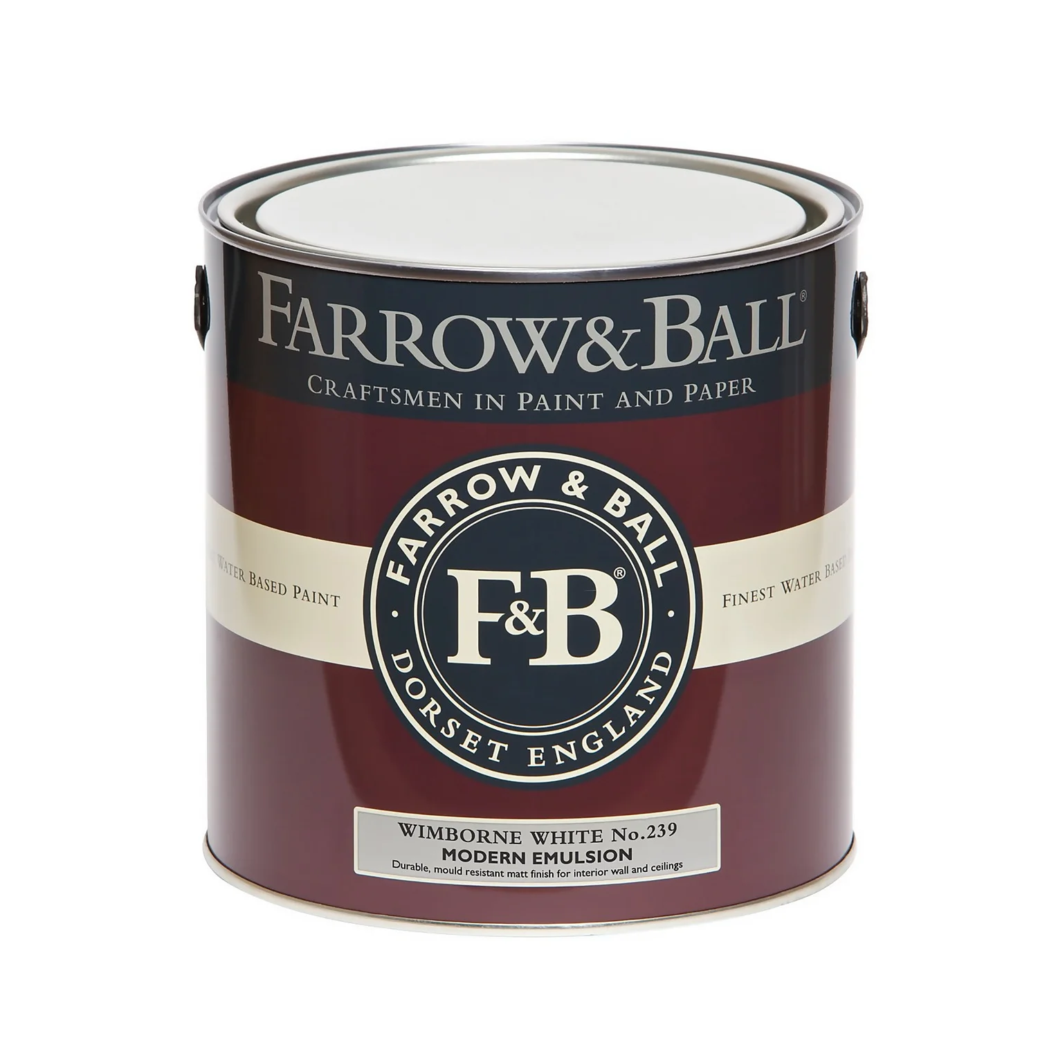 Farrow & Ball Modern Matt Emulsion Paint Wimborne White - 2.5L Farrow & Ball Modern Matt Emulsion Paint Wimborne White - 2.5L -Best Paint Store 12810140 1184951338028941