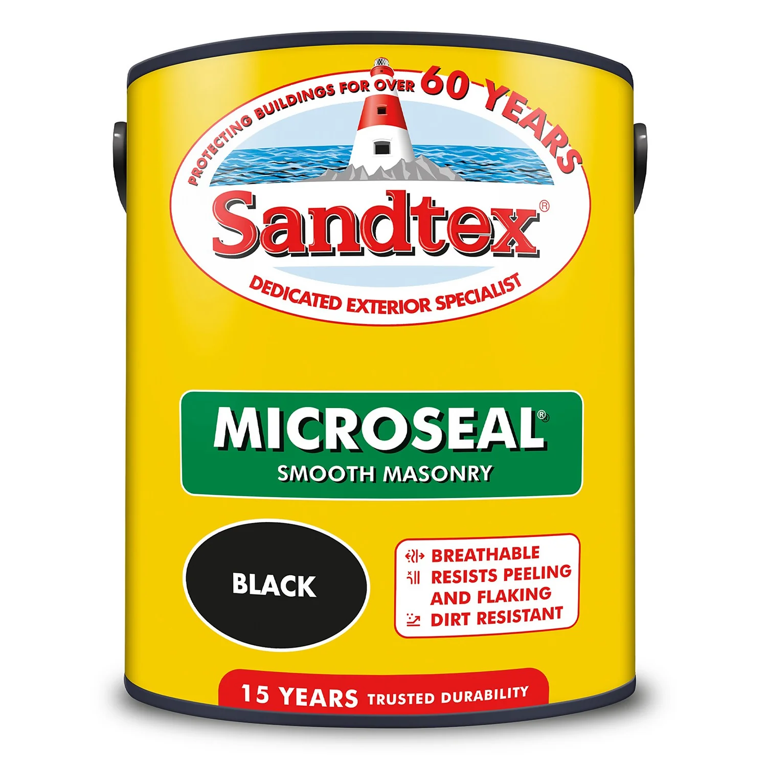 Sandtex® Ultra Smooth Masonry Paint Black - 5L Sandtex® Ultra Smooth Masonry Paint Black - 5L -Best Paint Store 12810261 1394871319047076