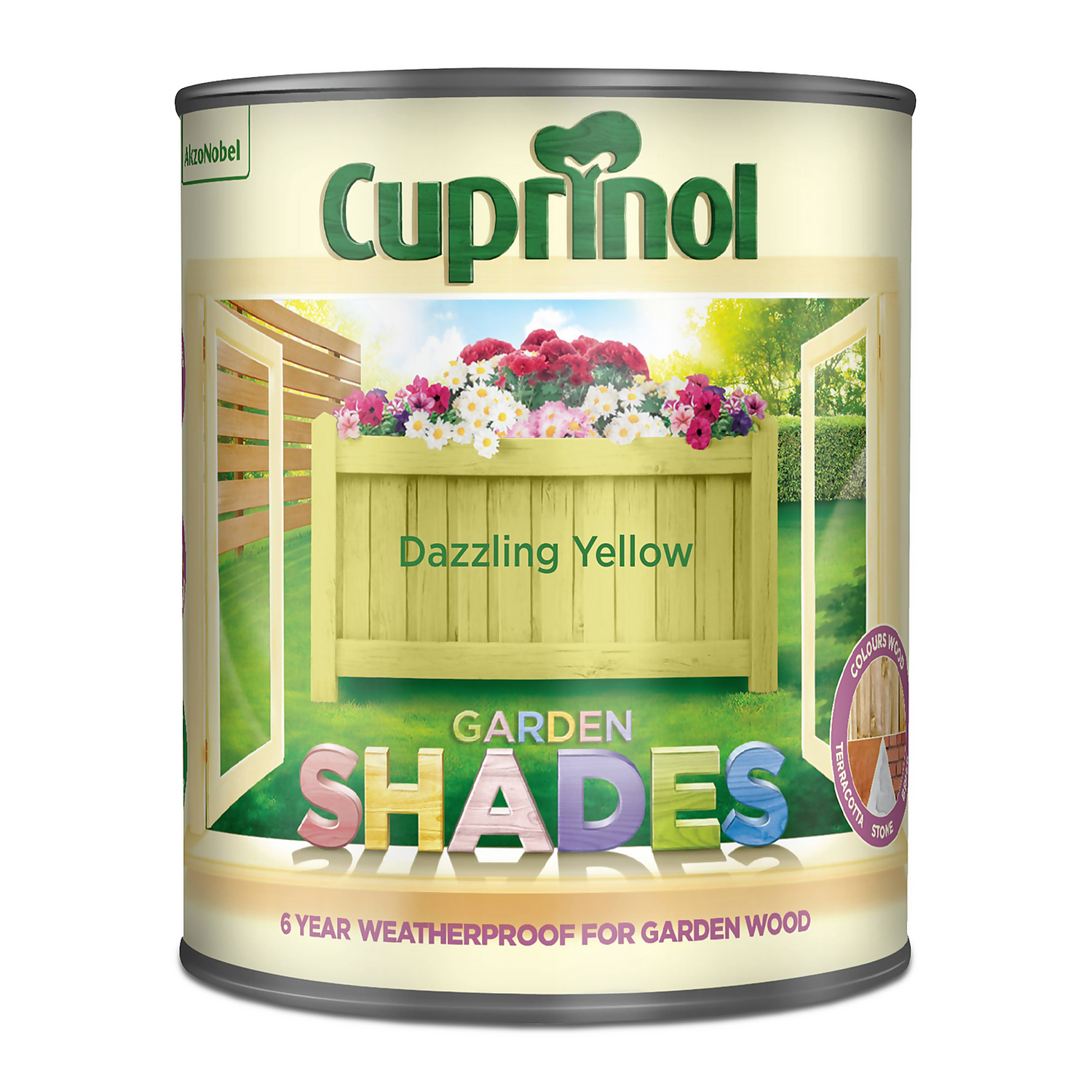 Cuprinol Garden Shades Dazzling Yellow - 1L Cuprinol Garden Shades Dazzling Yellow - 1L -Best Paint Store 12810289 1464949841801993