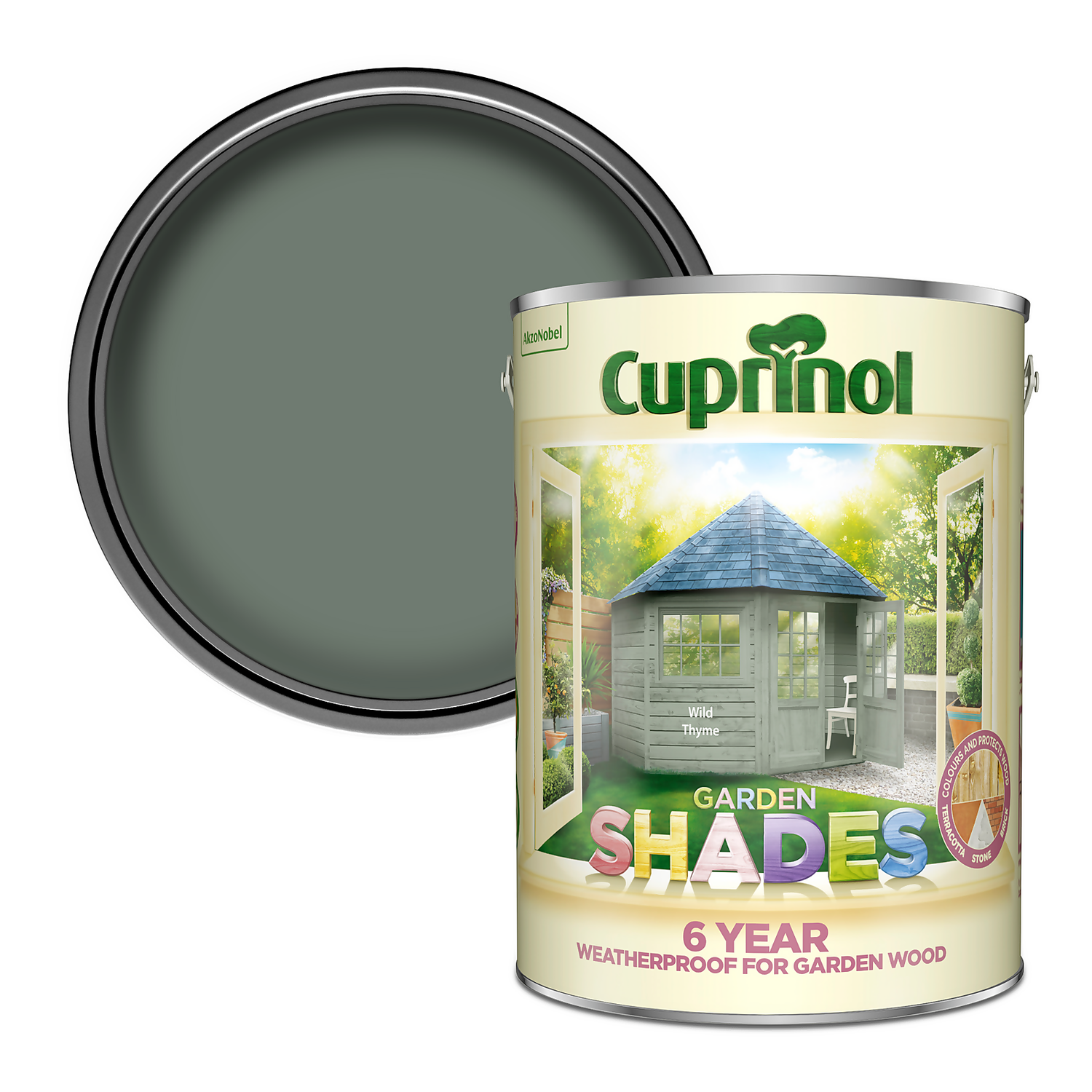 Cuprinol Garden Shades Paint Wild Thyme - 5L Cuprinol Garden Shades Paint Wild Thyme - 5L -Best Paint Store 12811161 1624949841112200