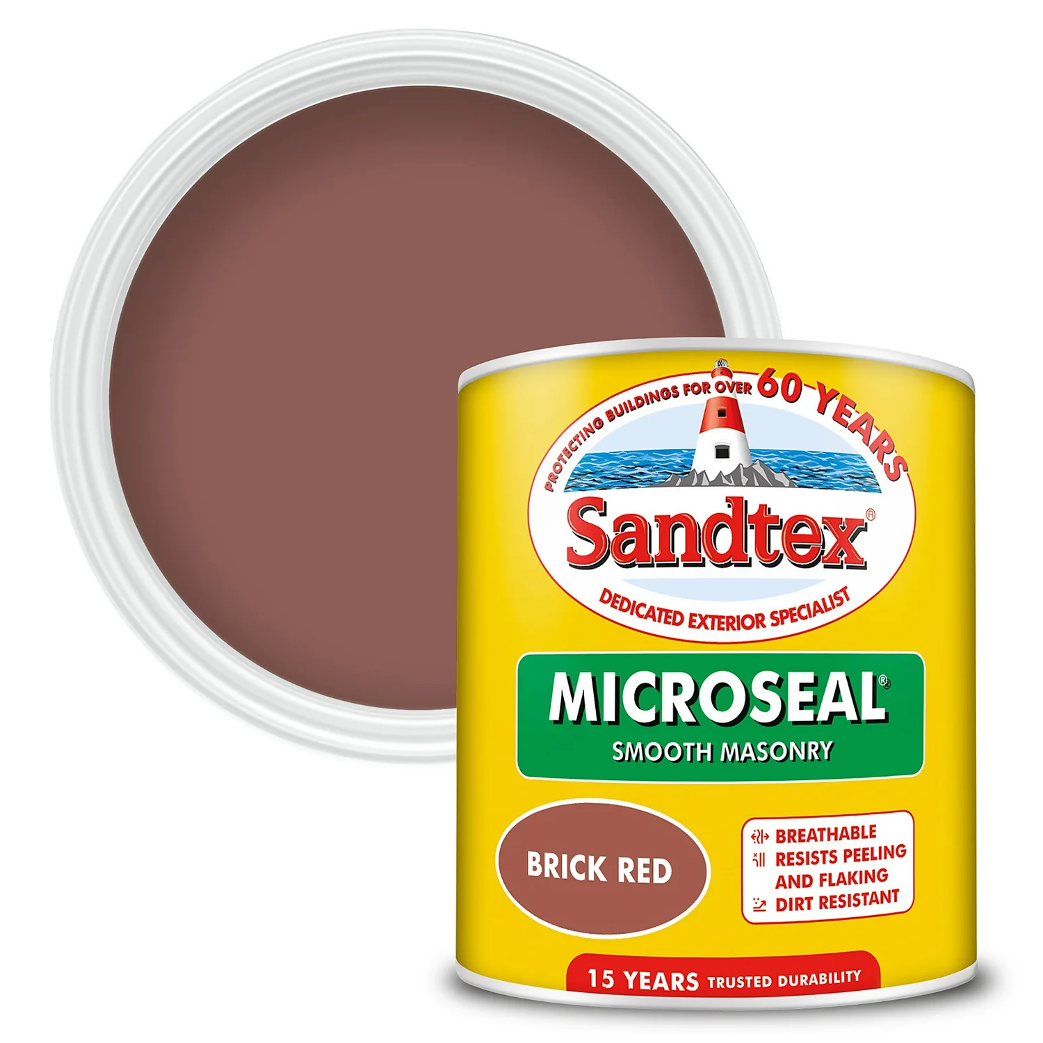 Sandtex® Ultra Smooth Masonry Paint Brick Red - 1L Sandtex® Ultra Smooth Masonry Paint Brick Red - 1L -Best Paint Store 12813204 2484871562713586