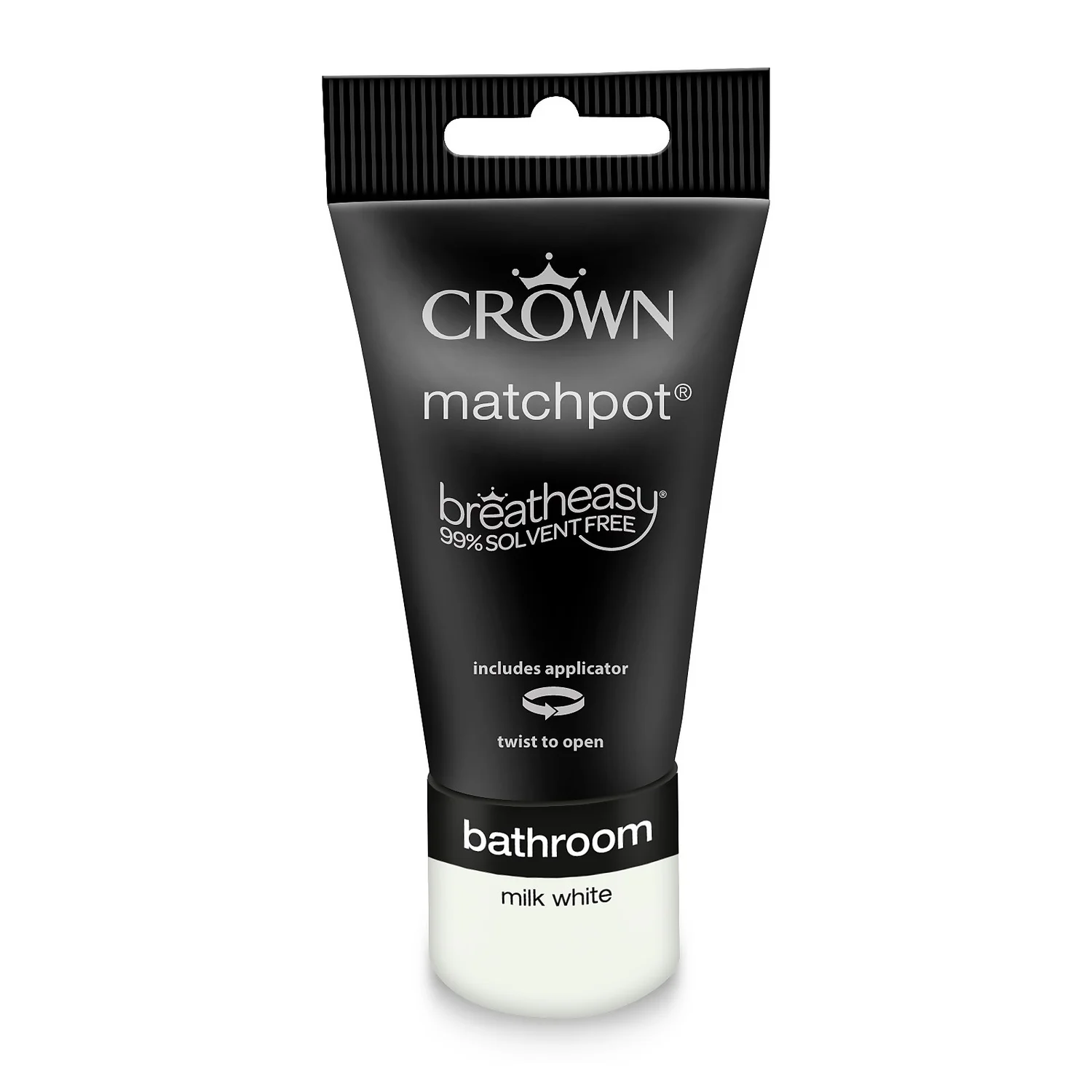 Crown Breatheasy Bathroom - Milk White - Mid Sheen Paint - 40ml Crown Breatheasy Bathroom - Milk White - Mid Sheen Paint - 40ml -Best Paint Store 12813924 1844857364645347