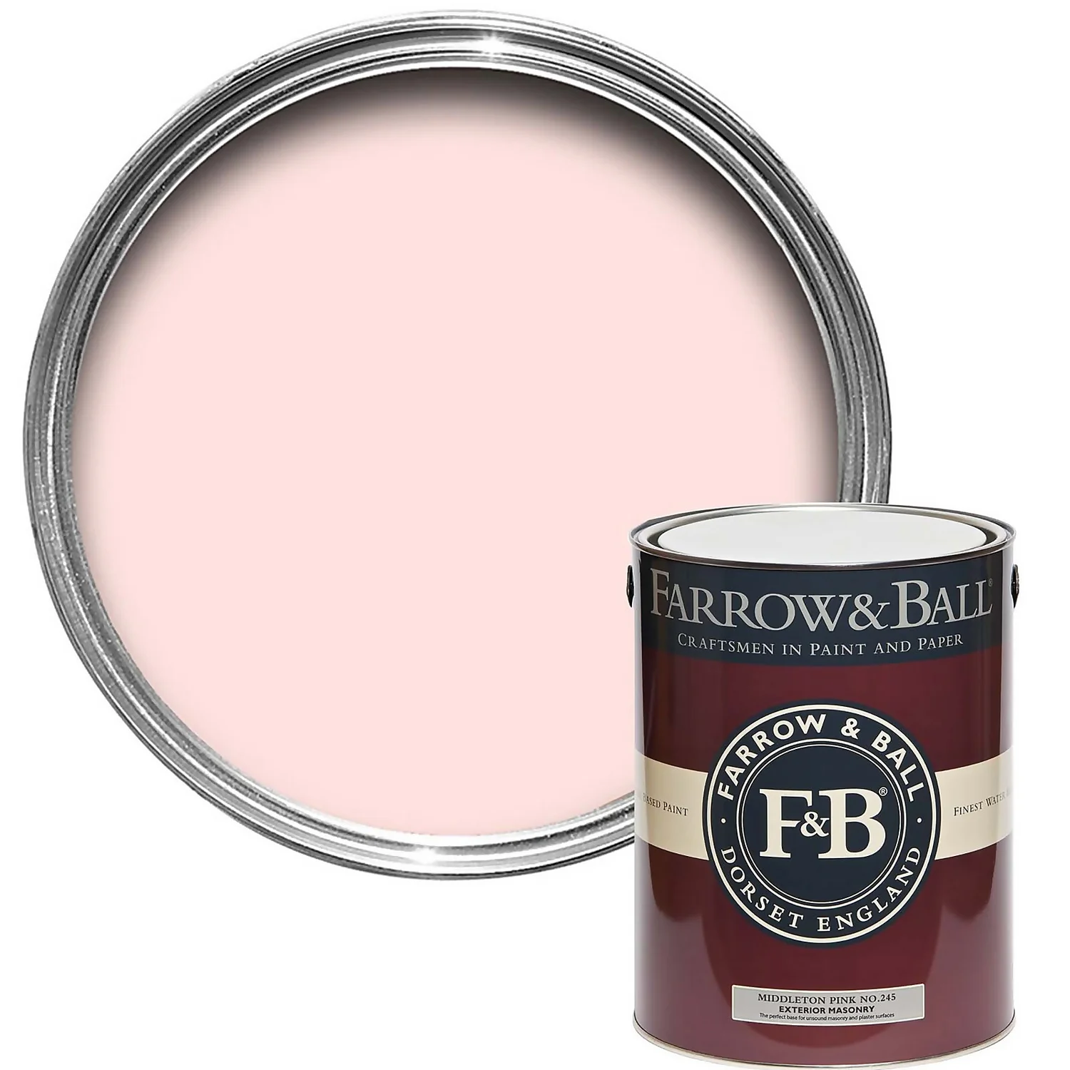 Farrow & Ball Exterior Masonry Paint Middleton Pink - 5L Farrow & Ball Exterior Masonry Paint Middleton Pink - 5L -Best Paint Store 12813927 1414951874714493