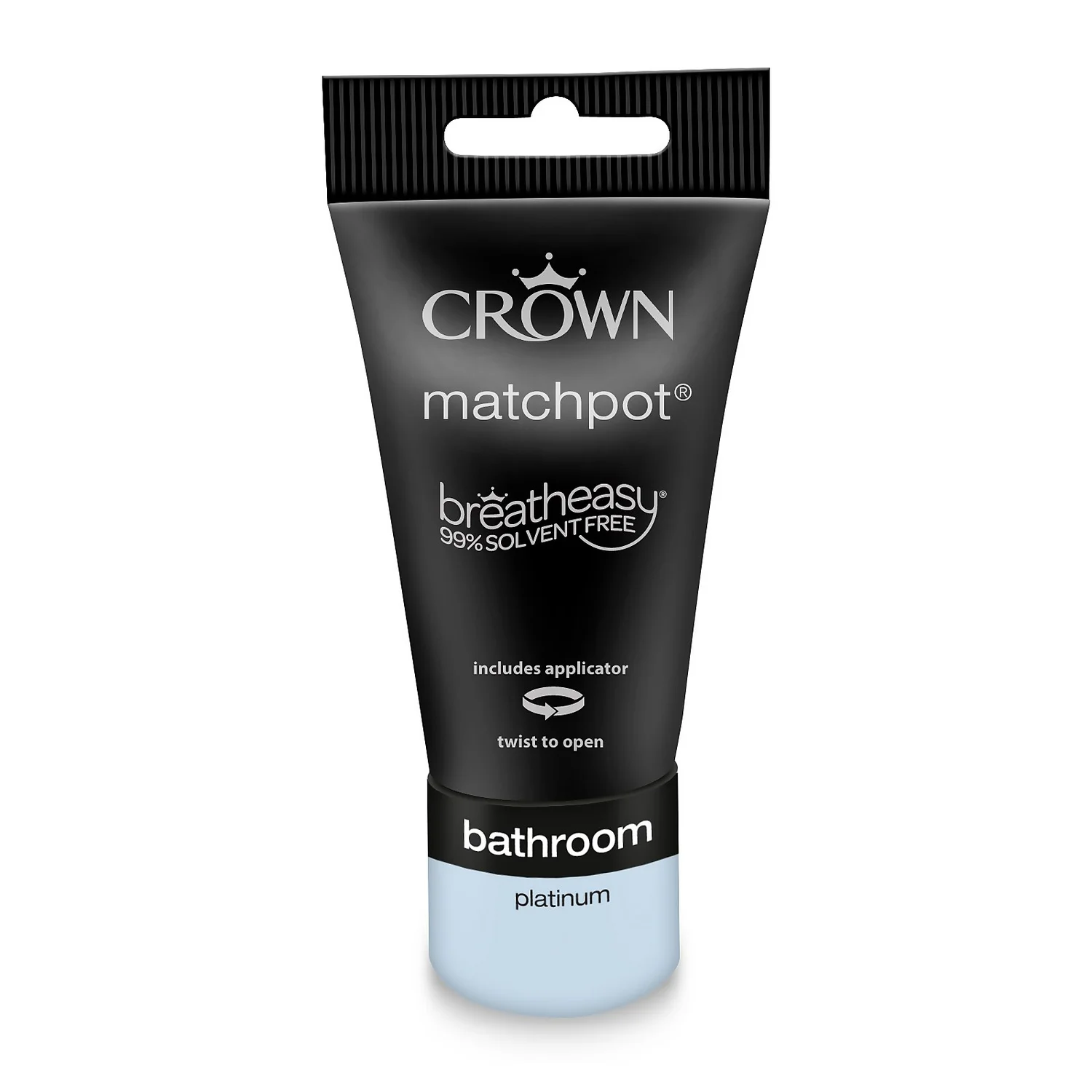 Crown Breatheasy Bathroom Mid Sheen Paint Platinum - Tester 40ml Crown Breatheasy Bathroom Mid Sheen Paint Platinum - Tester 40ml -Best Paint Store 12813929 4654857364567899