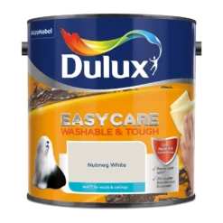 Dulux Easycare Washable & Tough Matt Paint Nutmeg White - 2.5L -Best Paint Store 12815715 1004833236252451