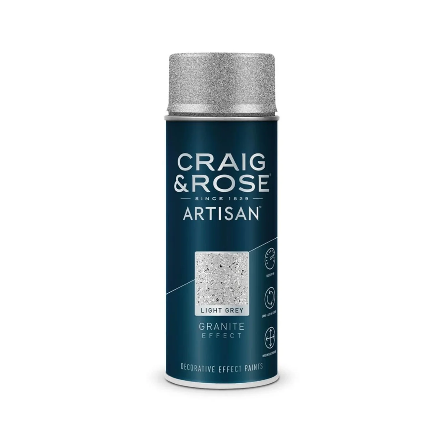 Craig & Rose Artisan Granite Spray Paint - Light Grey - 400ml Craig & Rose Artisan Granite Spray Paint - Light Grey - 400ml -Best Paint Store 12817651 3444831907650158