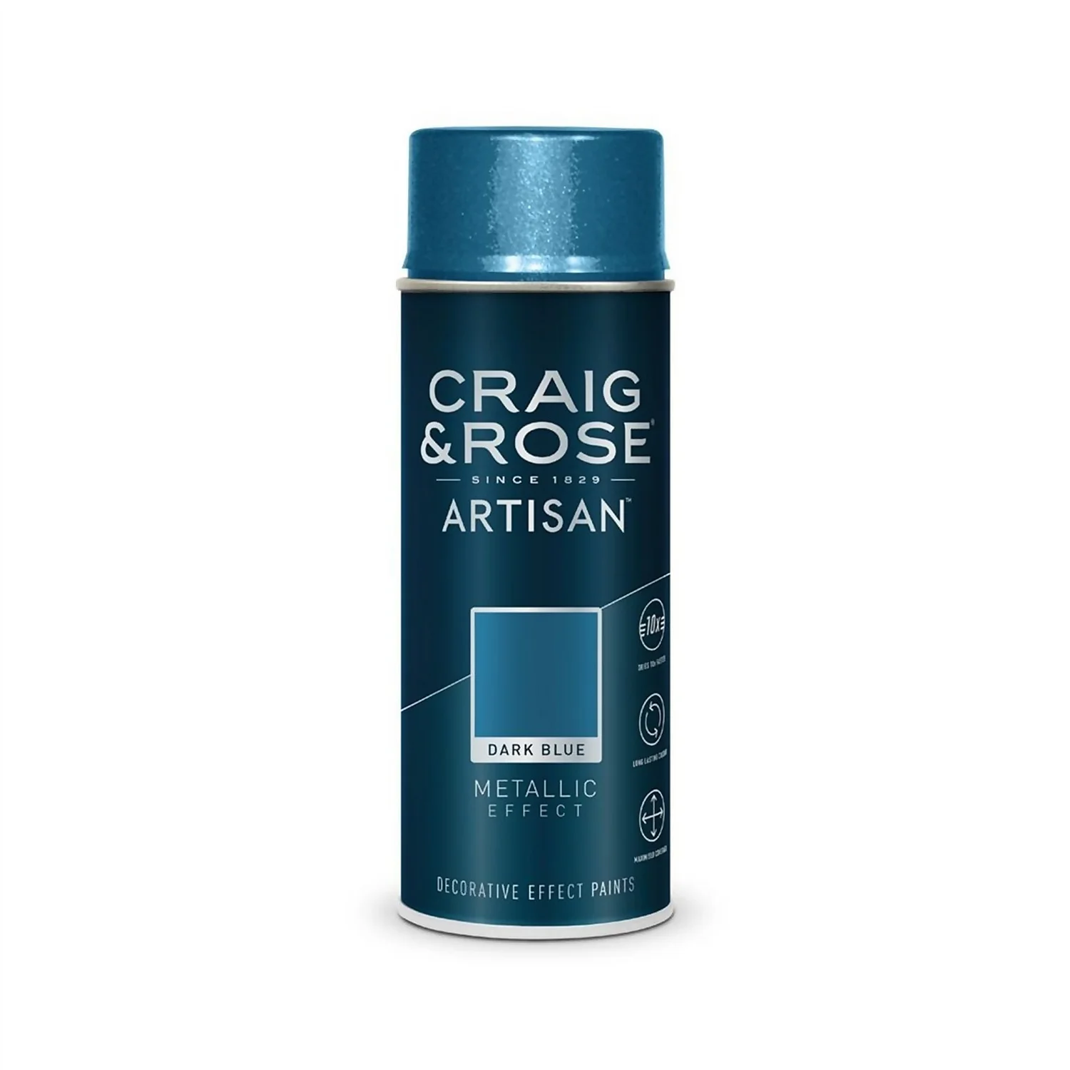 Craig & Rose Artisan Metallic Effect Spray Paint - Dark Blue - 400ml Craig & Rose Artisan Metallic Effect Spray Paint - Dark Blue - 400ml -Best Paint Store 12817840 9165052700161837