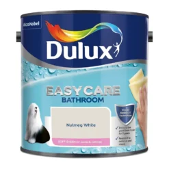 Dulux Easycare Bathroom Nutmeg White Soft Sheen Paint - 2.5L -Best Paint Store 12819363 8764833221427921
