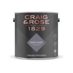 Craig & Rose 1829 Chalky Matt Emulsion Paint Violet Slate - 2.5L 3 Craig & Rose 1829 Chalky Matt Emulsion Paint Violet Slate - 2.5L -Best Paint Store 12819422 1734833222041574