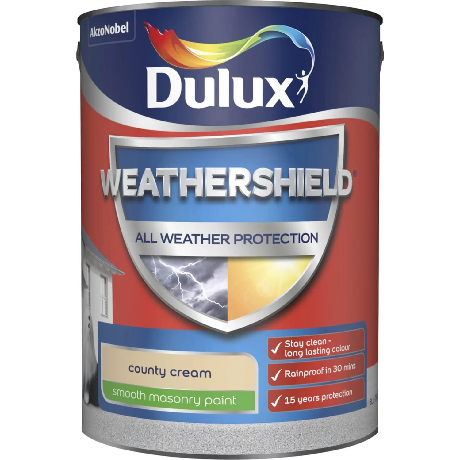 Dulux Weathershield All Weather Smooth Masonry Paint County Cream - 5L Dulux Weathershield All Weather Smooth Masonry Paint County Cream - 5L -Best Paint Store 12822682 1294831917946548