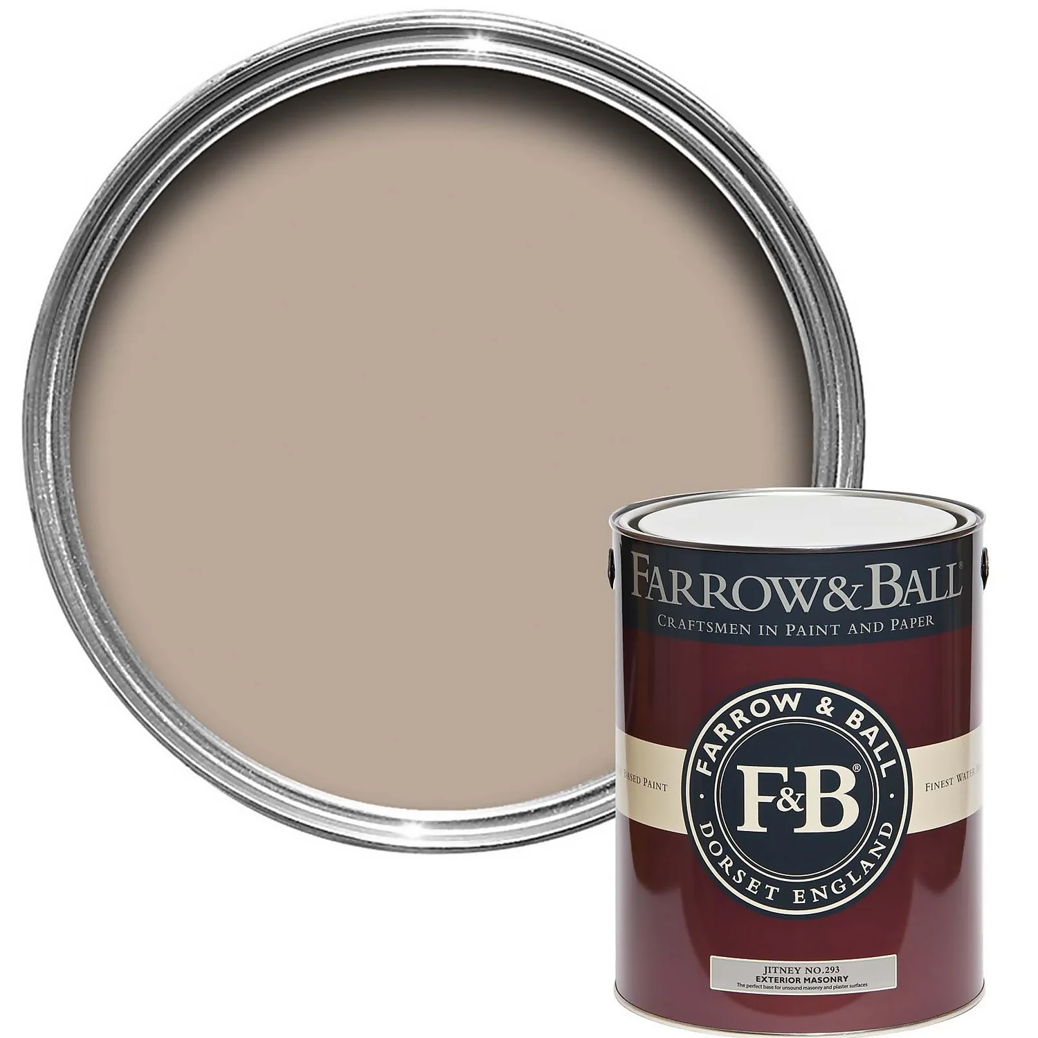 Farrow & Ball Exterior Masonry Paint Jitney - 5L Farrow & Ball Exterior Masonry Paint Jitney - 5L -Best Paint Store 12826071 1924951849953012