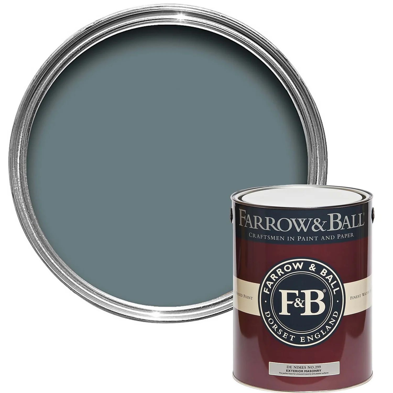 Farrow & Ball Exterior Masonry Paint De Nimes - 5L Farrow & Ball Exterior Masonry Paint De Nimes - 5L -Best Paint Store 12826073 4914951849904376