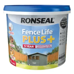 Ronseal Fence Life Plus Paint Sage - 9L 8 Ronseal Fence Life Plus Paint Sage - 9L -Best Paint Store 12826705 4474942087011300