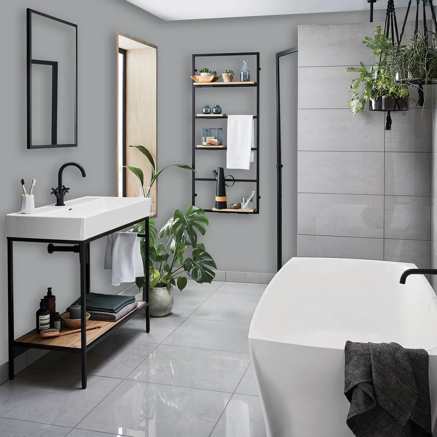 Homebase Bathroom Mid Sheen Paint - Fintstone 2.5L Homebase Bathroom Mid Sheen Paint - Fintstone 2.5L -Best Paint Store 12832521 1324833206098290