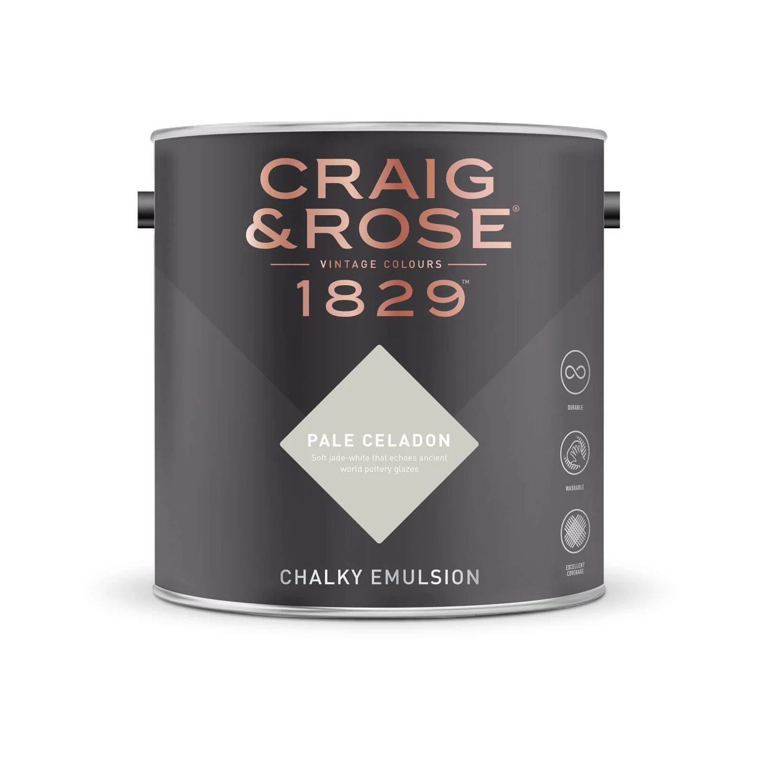Craig & Rose 1829 Chalky Emulsion Paint Pale Celadon - 5L Craig & Rose 1829 Chalky Emulsion Paint Pale Celadon - 5L -Best Paint Store 12832978 1564832975411955