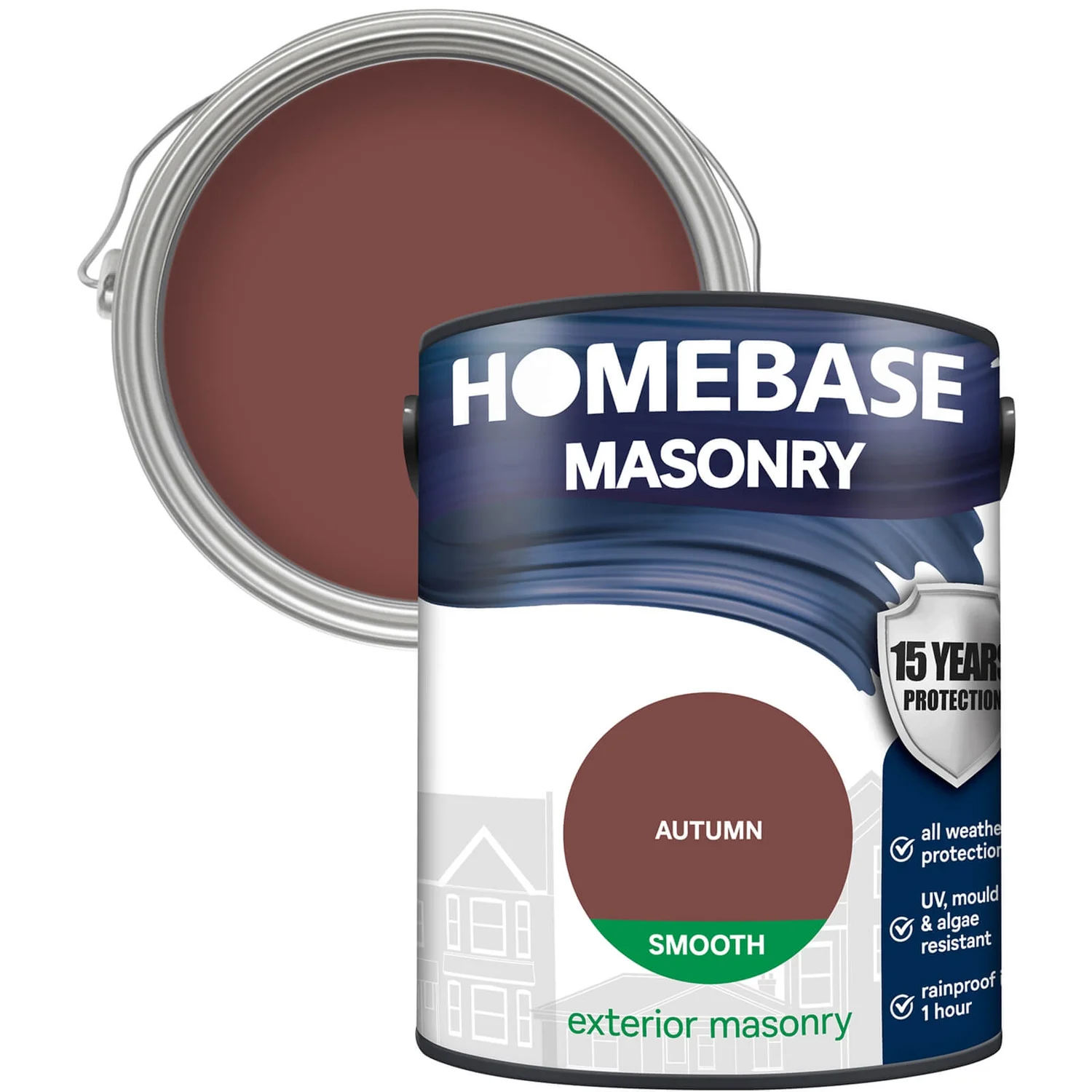 Homebase Smooth Masonry Paint - Autumn 5L Homebase Smooth Masonry Paint - Autumn 5L -Best Paint Store 12833400 1824831918354851