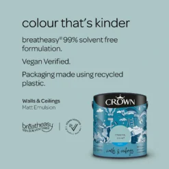 Crown Walls & Ceilings Matt Emulsion Paint Stepping Stone - 2.5L 6 Crown Walls & Ceilings Matt Emulsion Paint Stepping Stone - 2.5L -Best Paint Store 12833880 4844969529275086