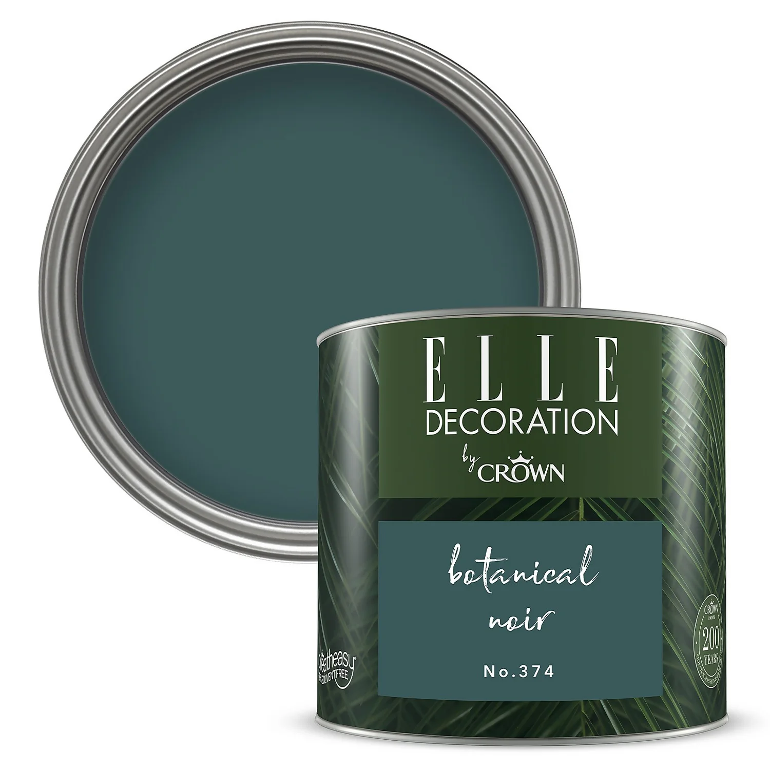 ELLE Decoration by Crown Flat Matt Paint Botanical Noir - Tester 125ml ELLE Decoration By Crown Flat Matt Paint Botanical Noir - Tester 125ml -Best Paint Store 12834817 1334873905249894