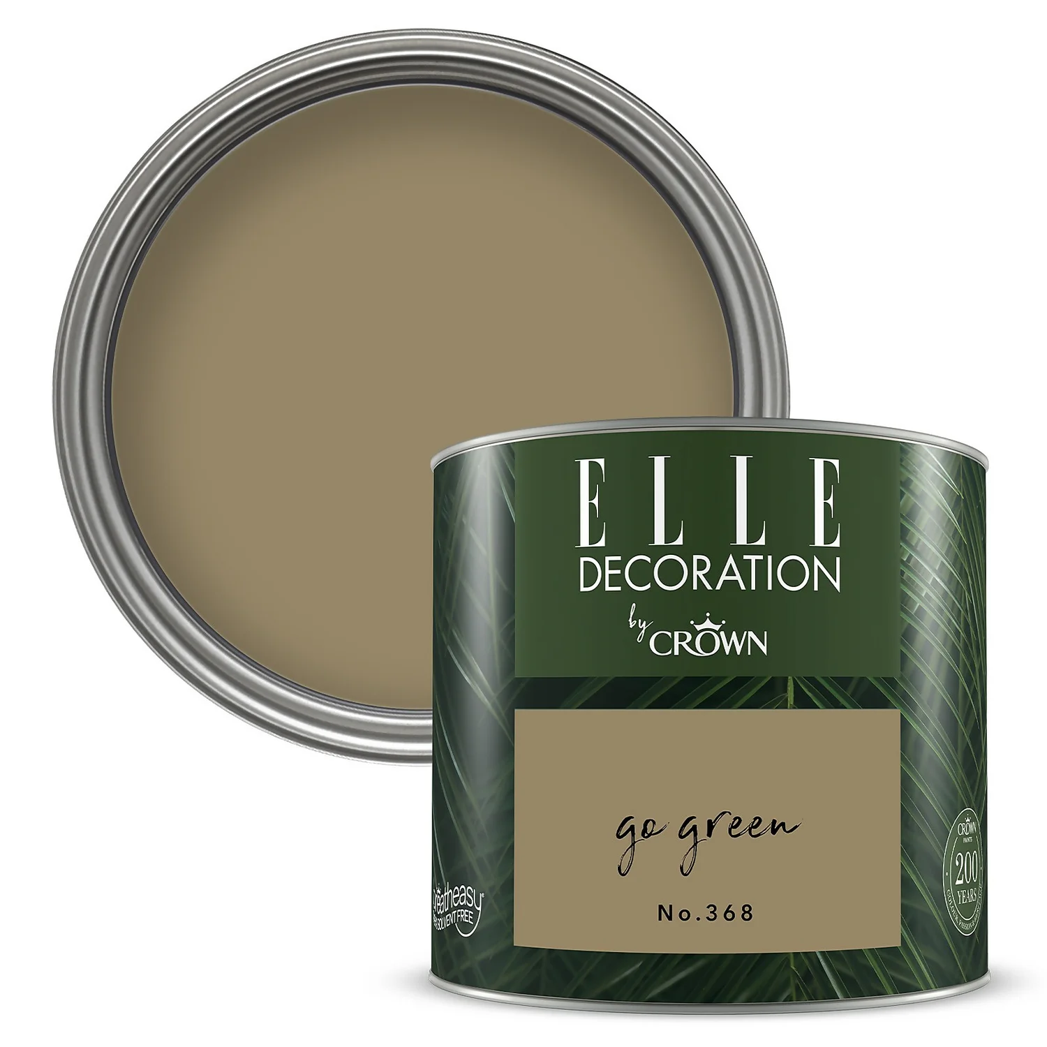 ELLE Decoration by Crown Flat Matt Paint Go Green - Tester 125ml ELLE Decoration By Crown Flat Matt Paint Go Green - Tester 125ml -Best Paint Store 12834820 1204873906233903