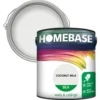 Homebase Silk Emulsion Paint Coconut Milk - 2.5L 2 Homebase Silk Emulsion Paint Coconut Milk - 2.5L -Best Paint Store 12836654 1534831969063161