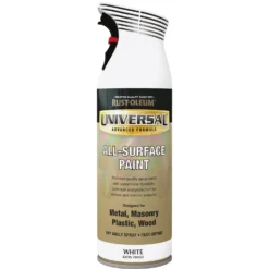 Rust-Oleum Universal Satin Spray Paint - White - 400ml